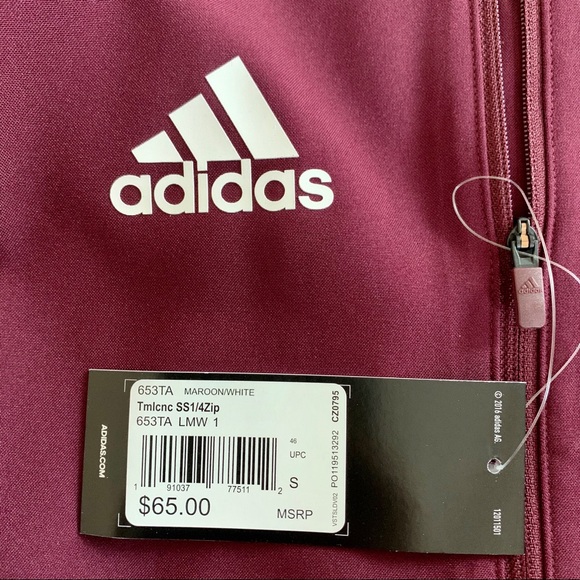 Adidas Men´s Team Iconic Short Sleeve 1/4 Zip Shirts